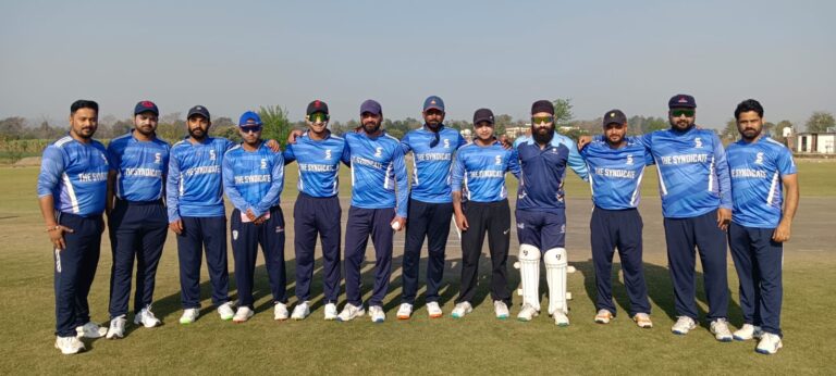 डोईवाला : माजरी में ‘द सिंडिकेट टी-20 कप’ का भव्य शुभारंभ, रोमांचक मुकाबले में द सिंडिकेट 11 विजयी